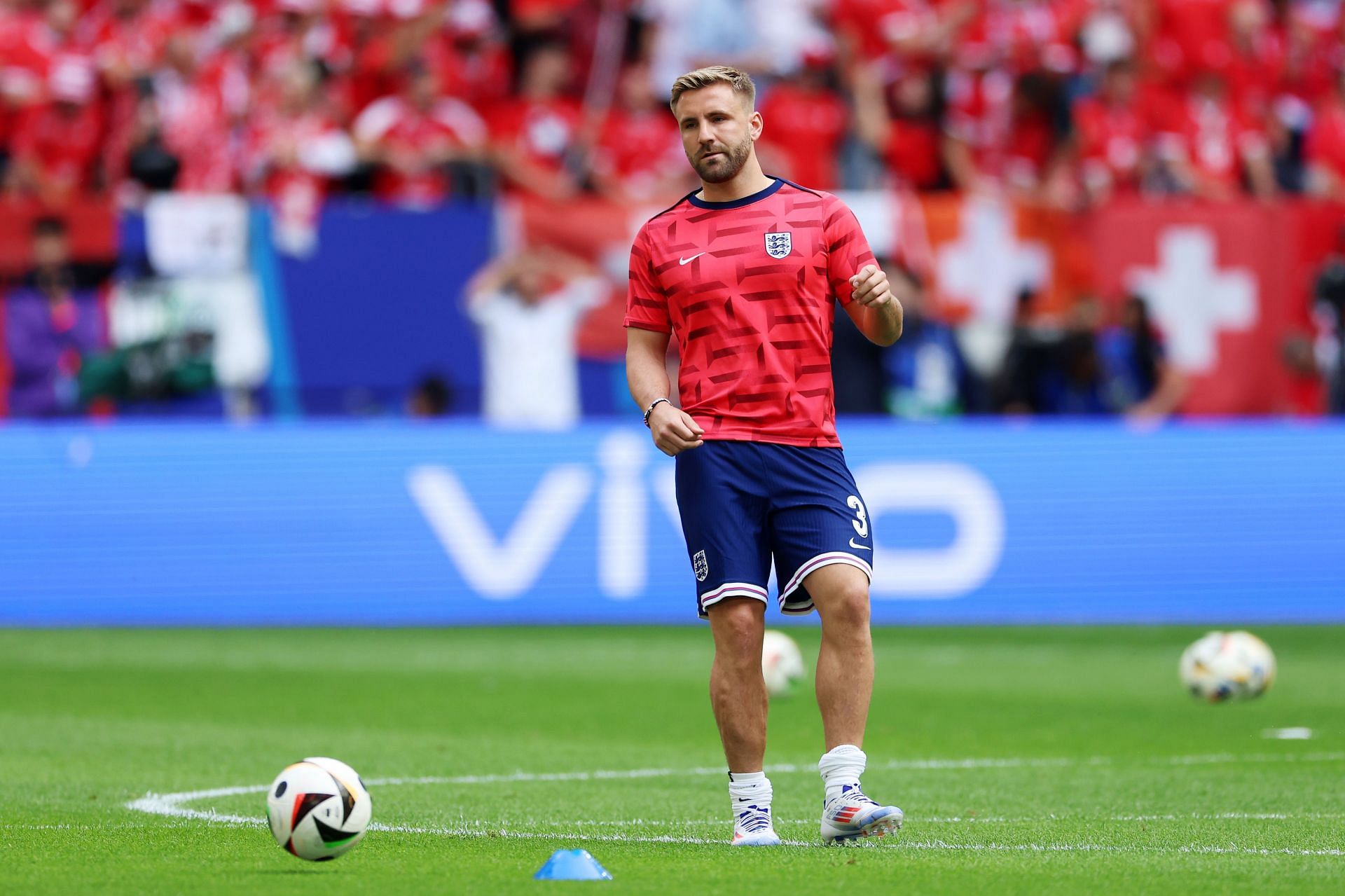 Luke Shaw in practice